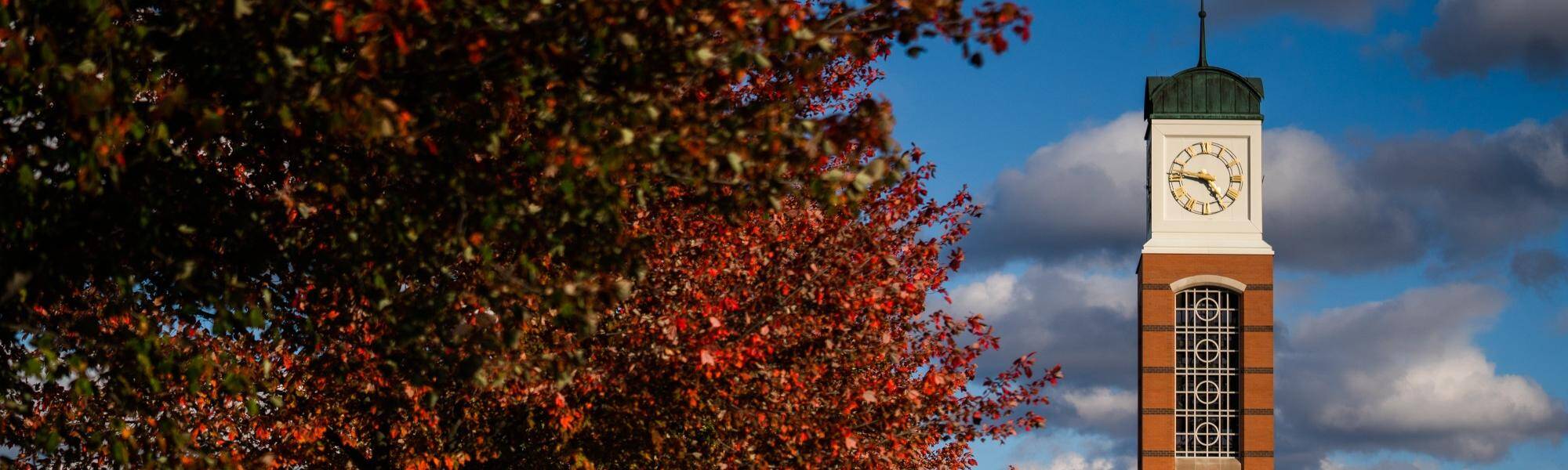 Allendale Clock Tower in Fall